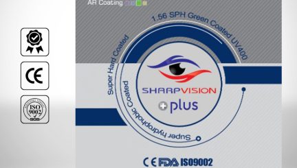 Sharp vision Plus 1.56 SHMC UV400 Green Coating