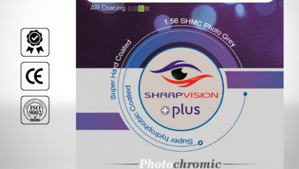 Sharp Vision Plus 1.56 Photo Grey Clear Base SHMC UV400
