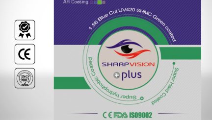 Sharp Vision Plus 1.56 Blue Cut SHMC GREEN COATING