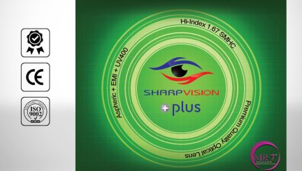 Sharp Vision Plus 1.67 SHMC UV400 Green Coating